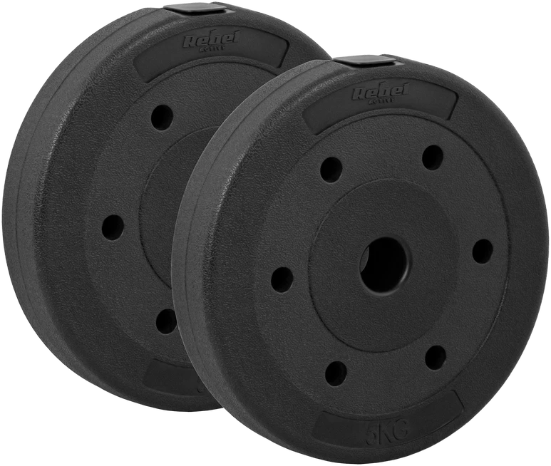 Bituminių apkrovų rinkinys 30kg (8x1.25kg + 4x2.5kg + 2x5kg), skylė 31mm, REBEL ACTIVE