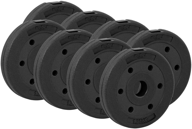 Bituminių apkrovų rinkinys 30kg (8x1.25kg + 4x2.5kg + 2x5kg), skylė 31mm, REBEL ACTIVE
