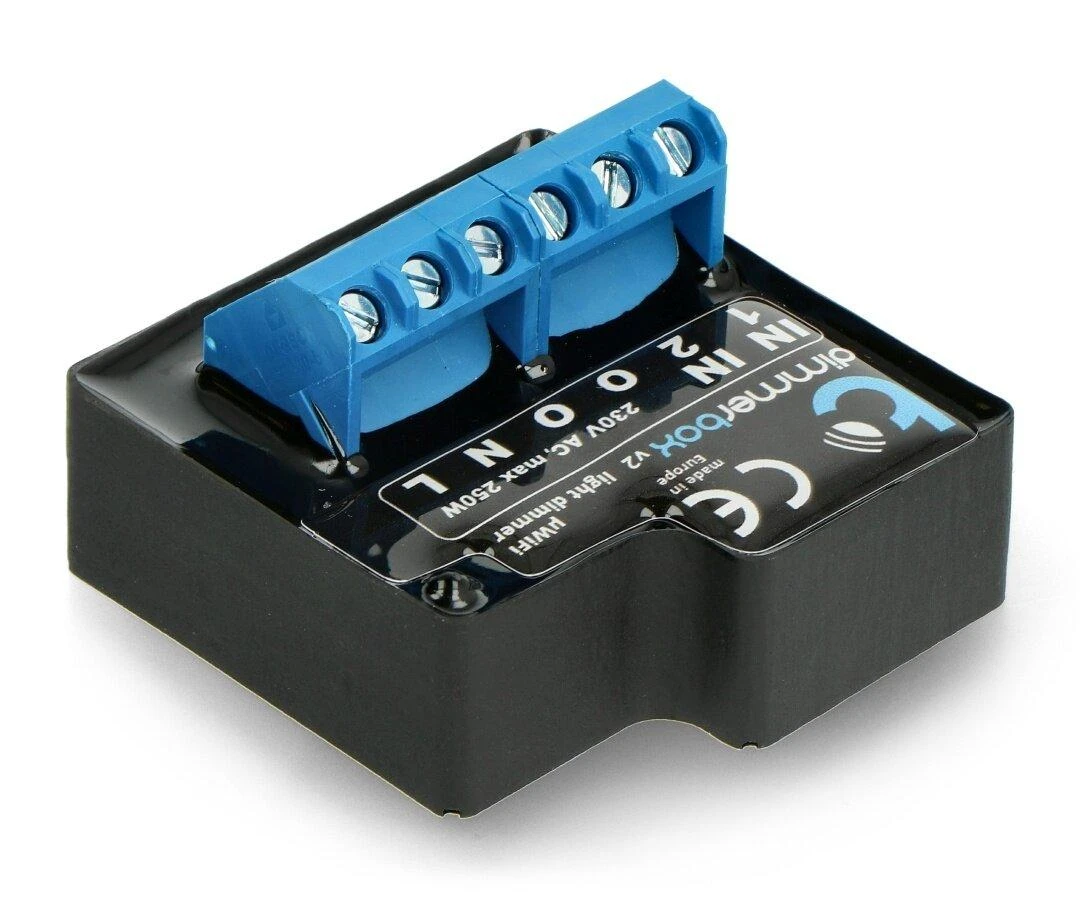 BleBox DimmerBox v2 - valdiklis 230V šviesai per WiFi - Android/iOS programa