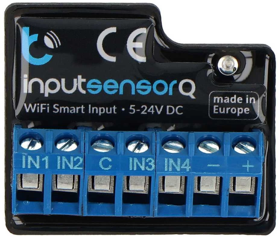 BleBox inputSensorQ – 4 kanalų WiFi įvesties modulis, 5–24 V nuolatinė srovė