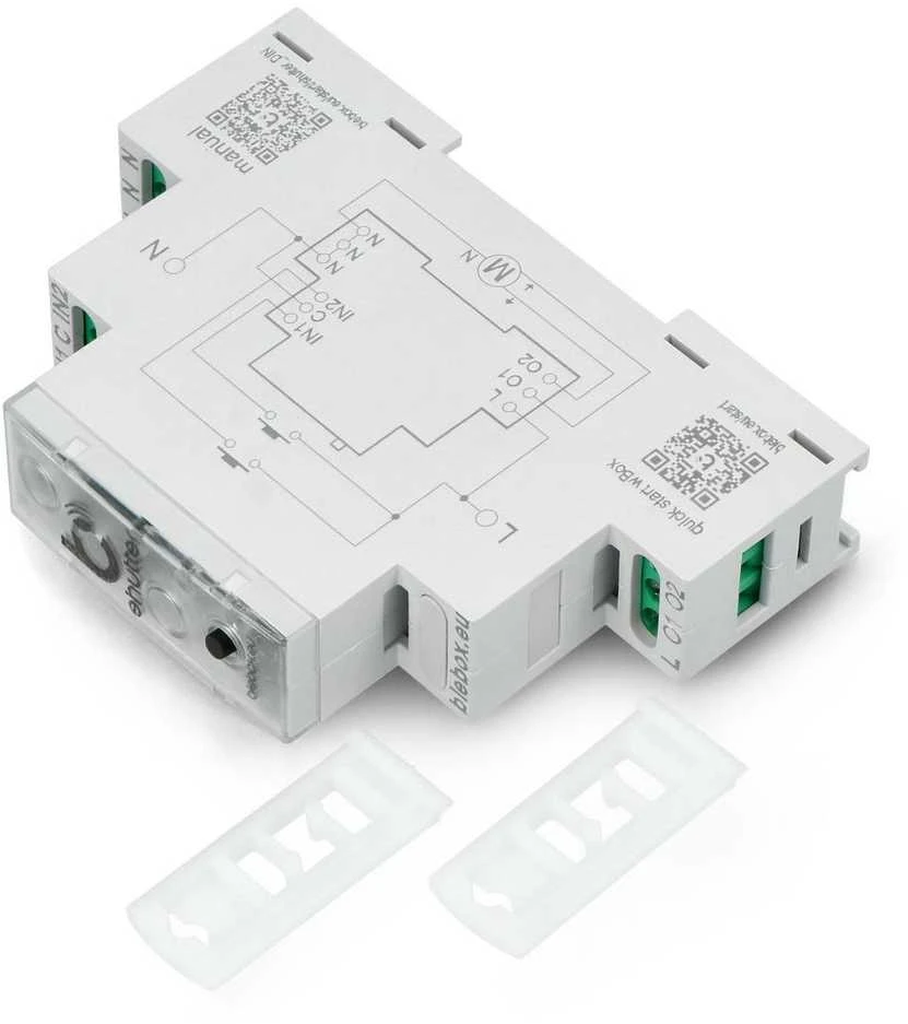 BleBox ShutterBox DIN - roletų valdiklis 230V WiFi - Android/iOS programėlė