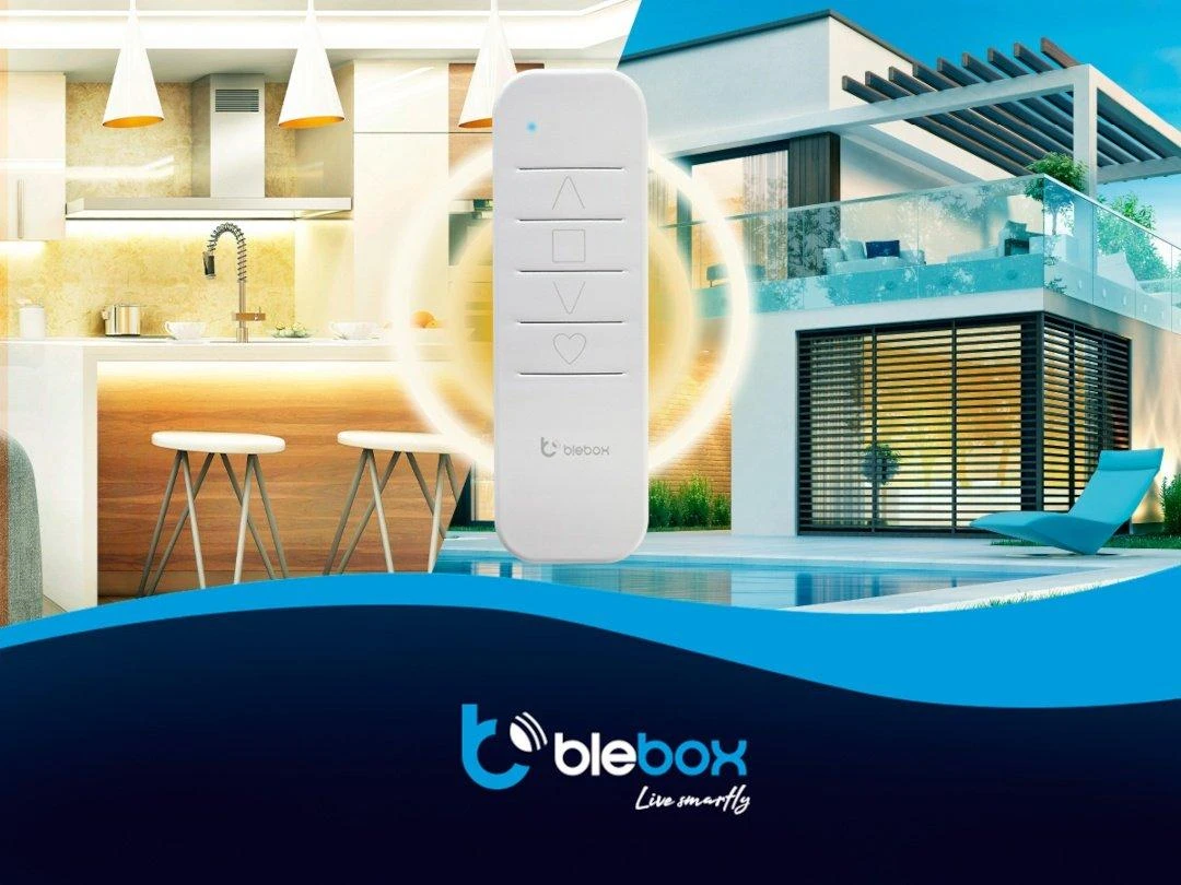 BleBox simpleRemote – nuotolinio valdymo pultelis uWiFi valdikliams – baltas