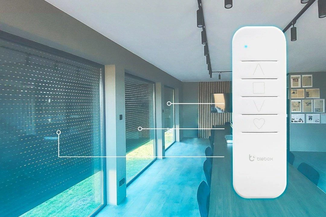 BleBox simpleRemote – nuotolinio valdymo pultelis uWiFi valdikliams – baltas