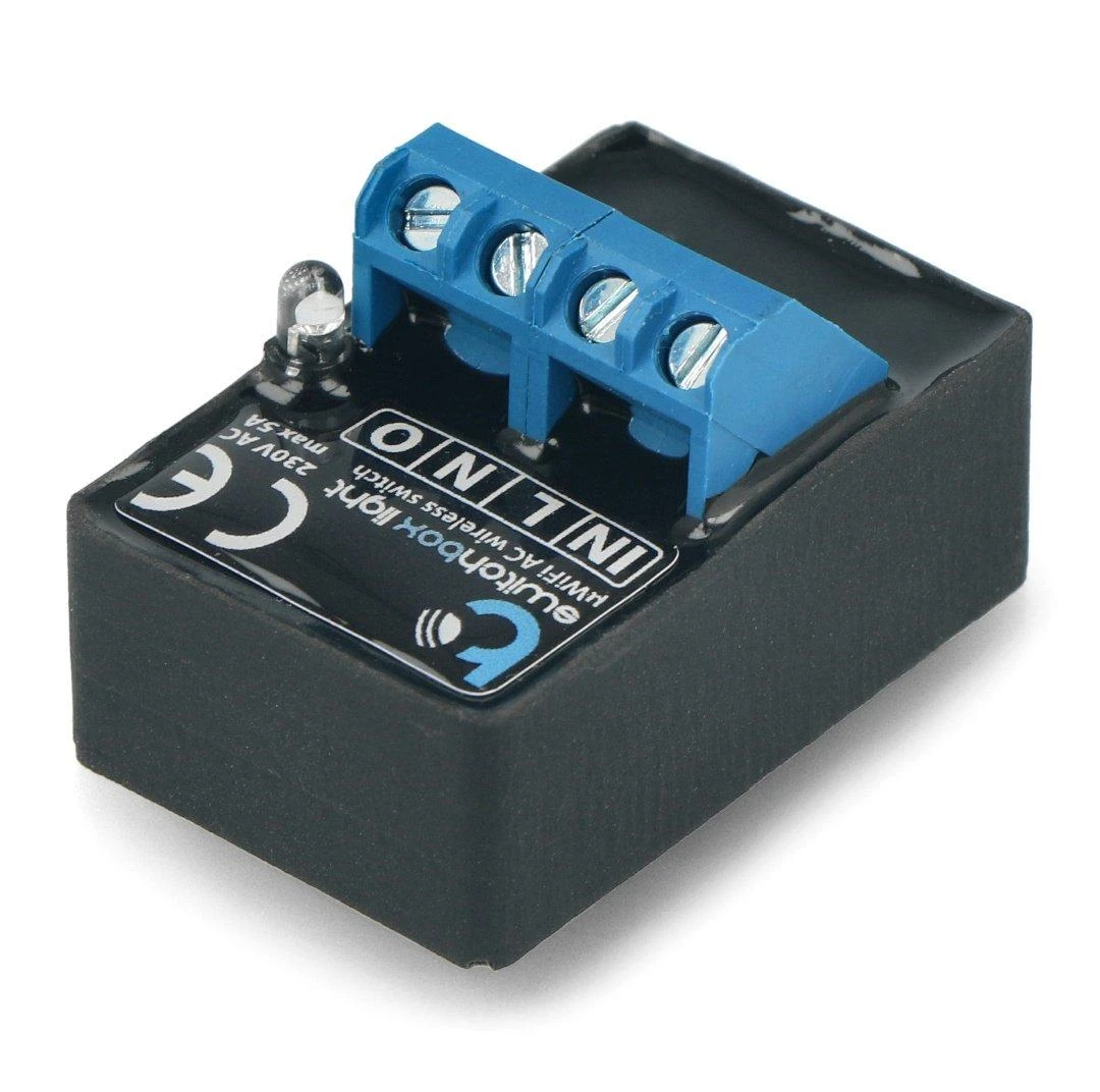 BleBox SwitchBox Light - 230V WiFi relė - Android/iOS programa