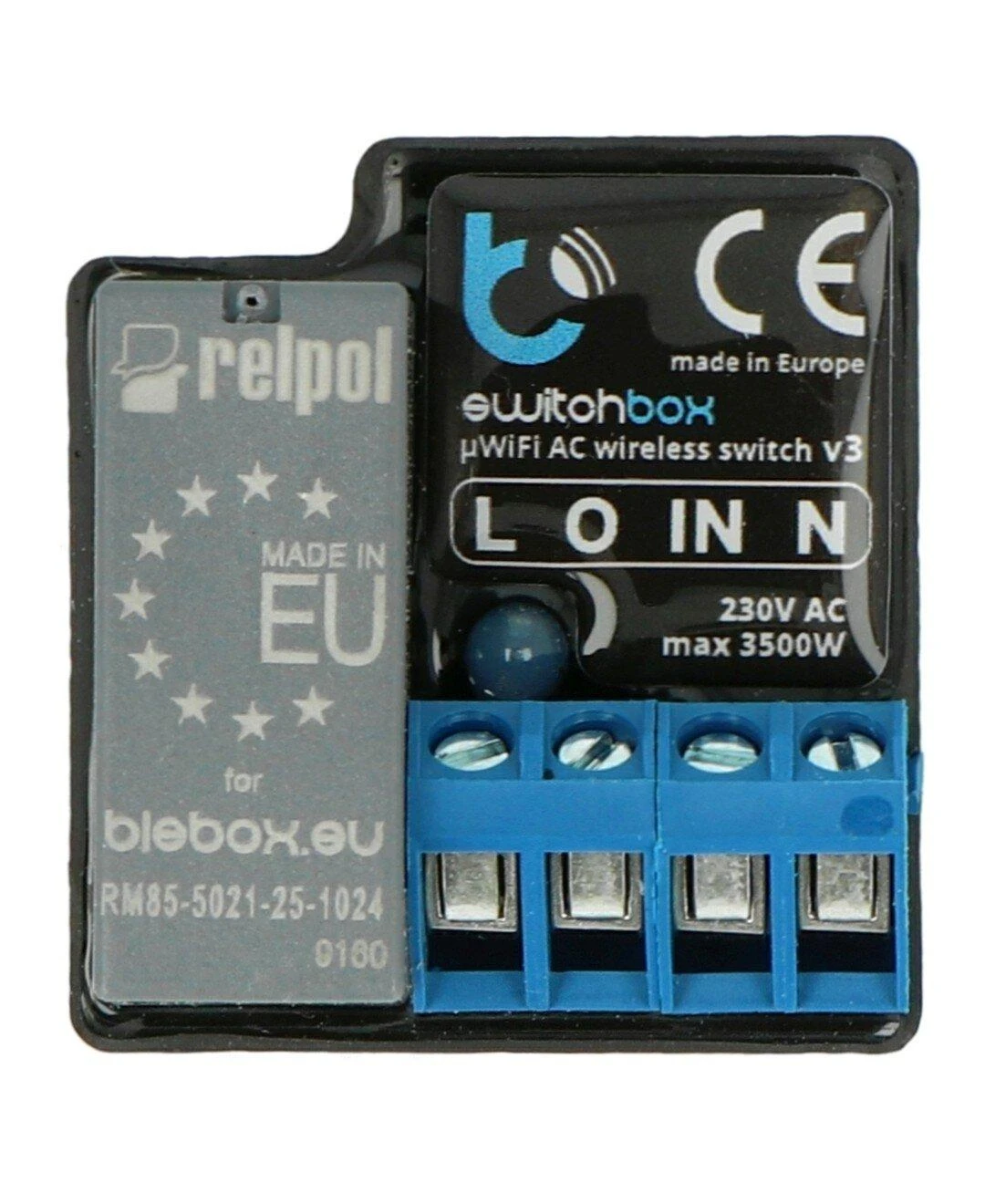 BleBox SwitchBox v3 - 230V WiFi relė - Android/iOS programa