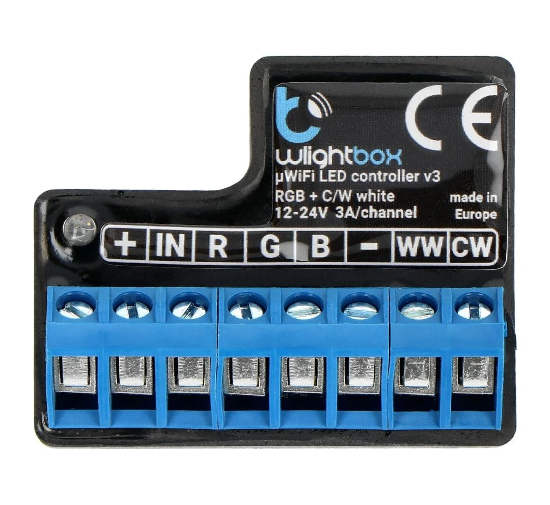 BleBox wLightBox v3 - LED valdiklis RGBW WiFi - Android / iOS programėlė