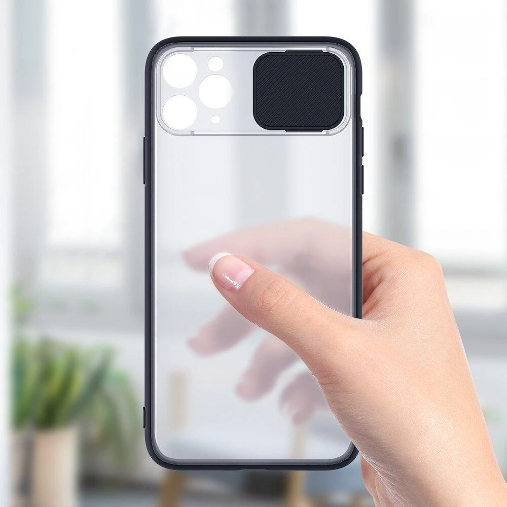 Riposo BlitzWolf BW-AY2 apsauginis dėklas su slankiu objektyvo dangteliu, skirtas iPhone 11