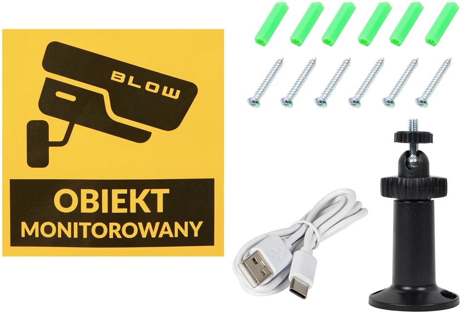 BLOW 4G PTZ 2x4MP saulės energija varoma kamera su baterija