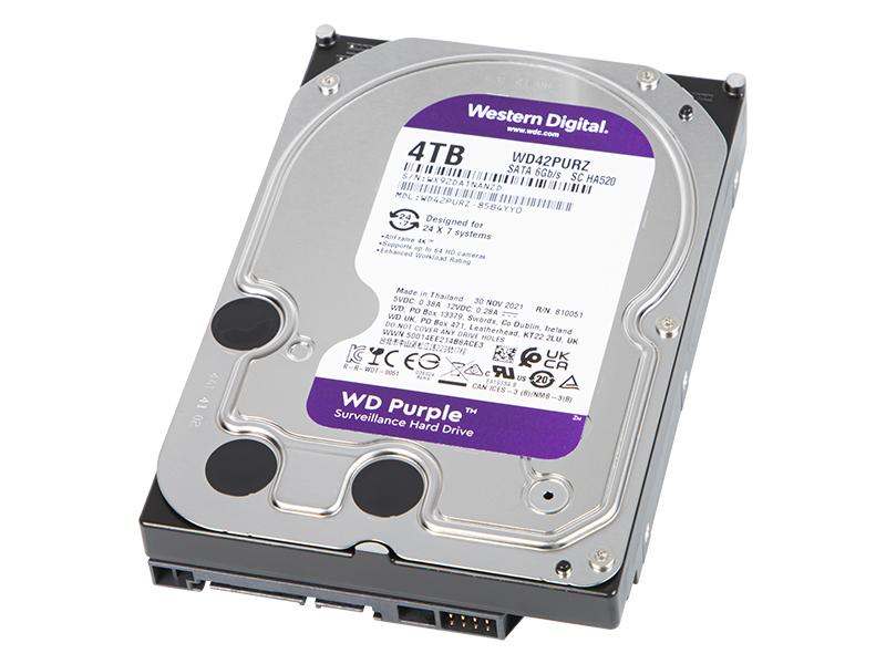 Western Digital Hard Drive Violetinė WD42PURZ 5400 RPM 4000 GB