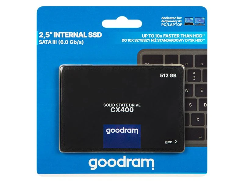 GOODRAM SSD 512GB CX400 G.2 2,5 SATA III