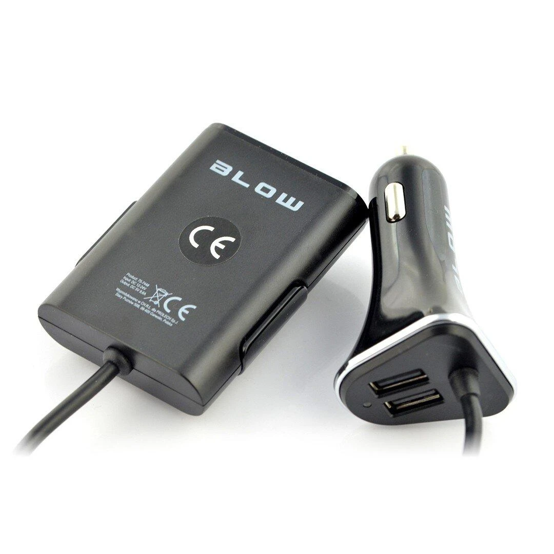 Blow automobilinis įkroviklis 4xUSB 9.6A