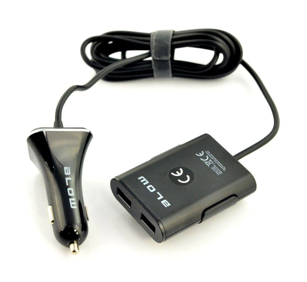 Blow automobilinis įkroviklis 4xUSB 9.6A