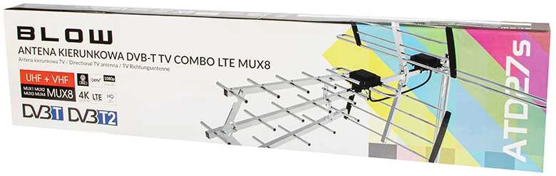 Blow DVB-T antena ATD27S VHF/UHF MUX8 pasyvi 10 paketų