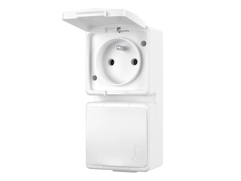 Blow Dvigubas lizdas n/t NT-6S/P baltas
