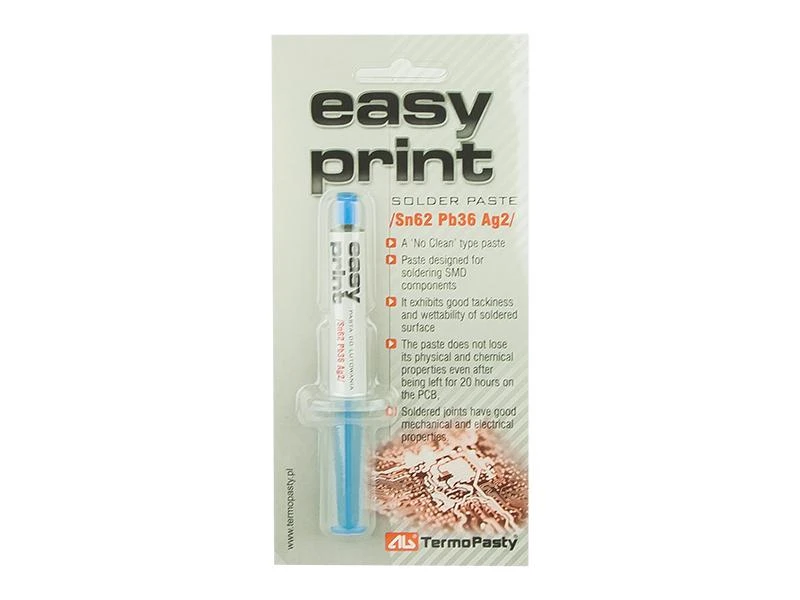 Lituoklio pasta Easy Print 1,4 ml švirkšte