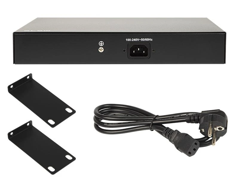 Šakotuvas Blow Pūskite Jungiklis 16×PoE 100Mbps 240W BL-SW18-16P