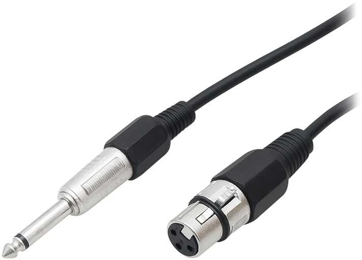 Mikrofono laidas 6.3 mm į XLR 5m