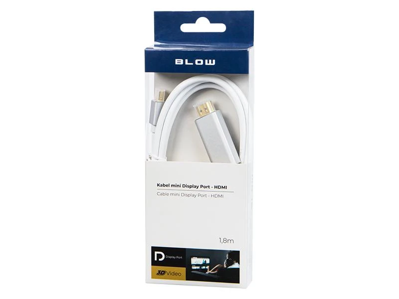Blow mini DisplayPort į HDMI kabelis pakuotėje