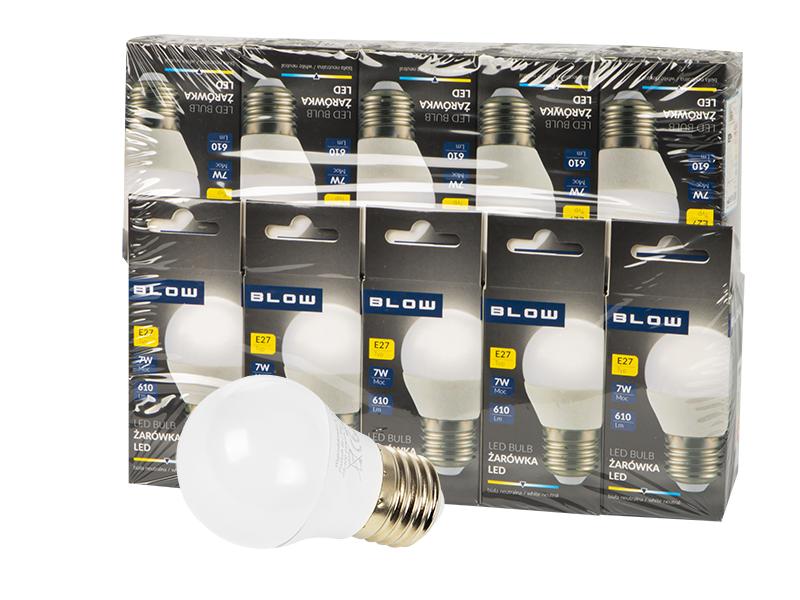 Blow LED lemputė E27 G45 ECO 7W 10vnt