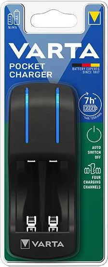 Varta Mini Charger 57656 (su 2xAA) Baterijų įkroviklis