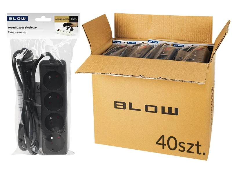 Blow Prailginamasis laidas PR-470P 1.5 m 4Gu 3x1.5 cz