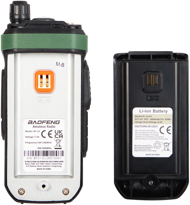 Blow Radiotelefonas BF-21 1szt BAOFENG