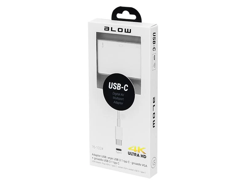 Blow USB-C į VGA adapteris originalioje pakuotėje