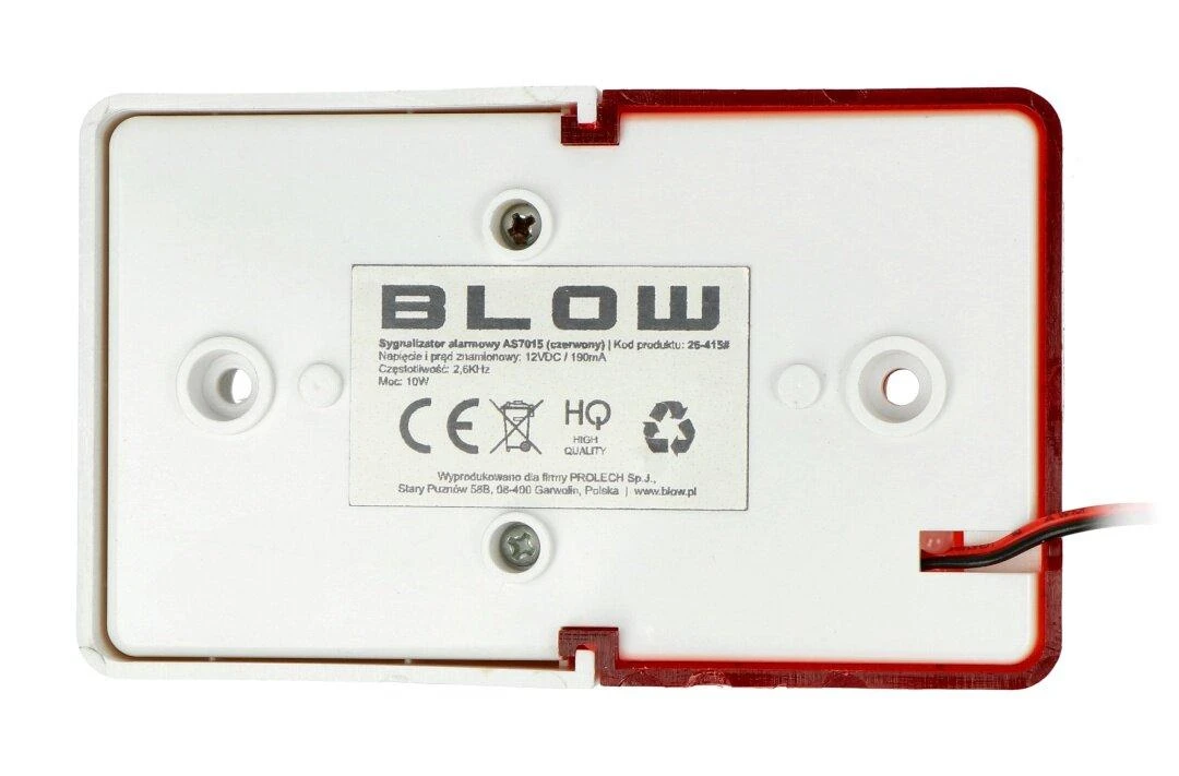Blow Signalinė lemputė AS7015 - raudona