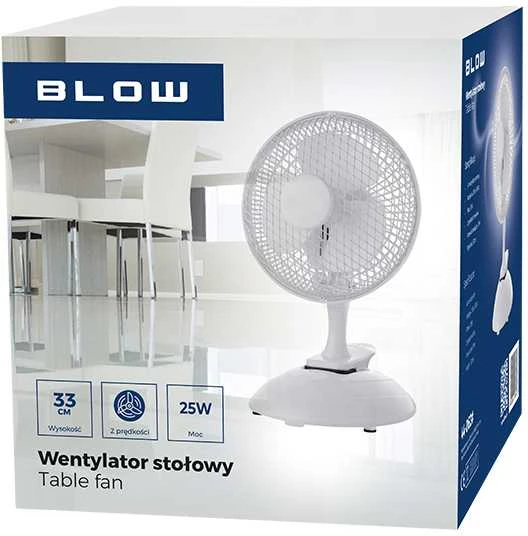 Blow Stalinis ventiliatorius 6"/15cm Clip 25W 2in1