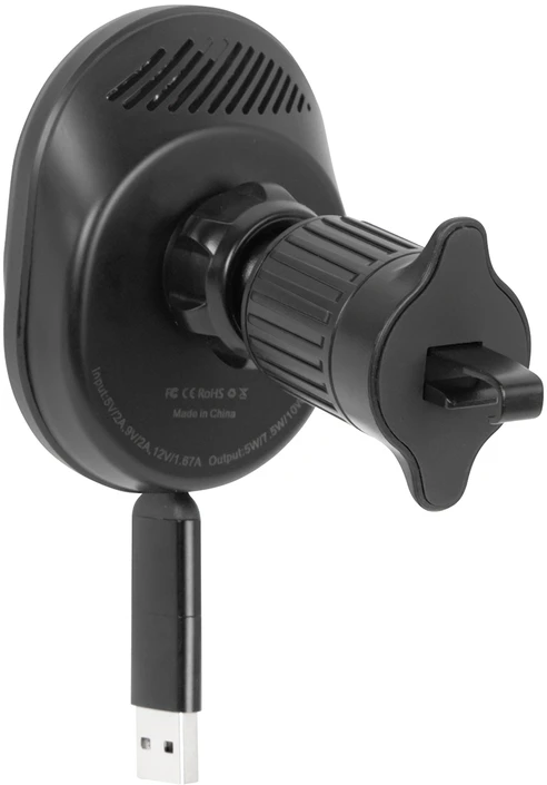 Blow US-63 magnetinis automobilio laikiklis + 15 W indukcinis įkroviklis grotelėms su laidu