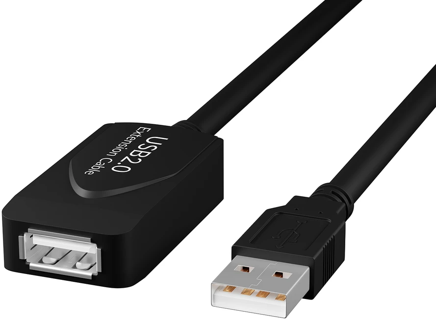 Blow 66-184# USB A - A jungtis 1,0 m kištukinis lizdas su IC pakabuko prailginimo laidu