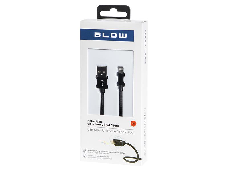 Blow USB A jungtis – iPhone 1.0m braided