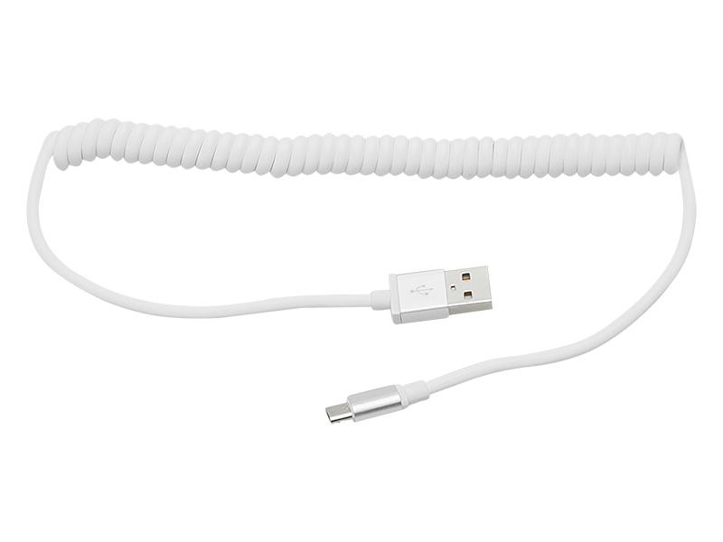 Blow USB A jungtis - micro B 1.5 m spiralė