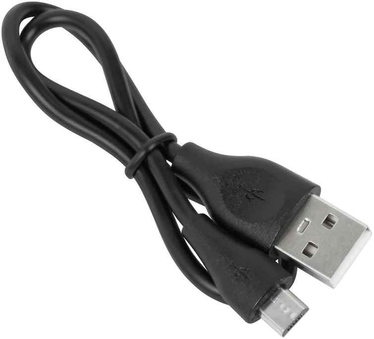 Blow USB A - micro B jungtis 0.3 m, juoda
