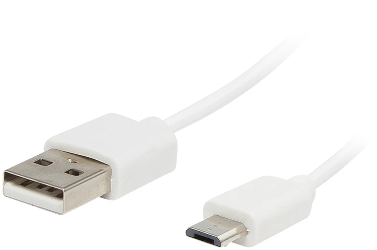 Blow USB A - micro B jungtis 0.3 m, juoda