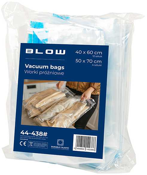 Blow Vakuuminiai maišeliai, rinkinyje 16 vnt