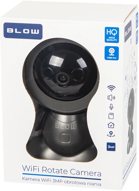 BLOW WiFi 3MP besisukanti kūdikio stebėjimo kamera