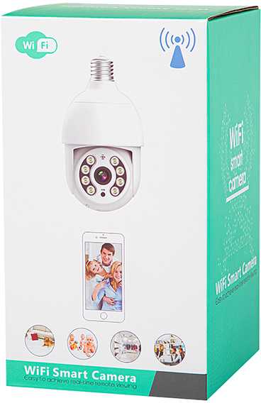 BLOW WiFi Tuya 4MP lemputės formos kamera T-834 besisukanti PTZ`