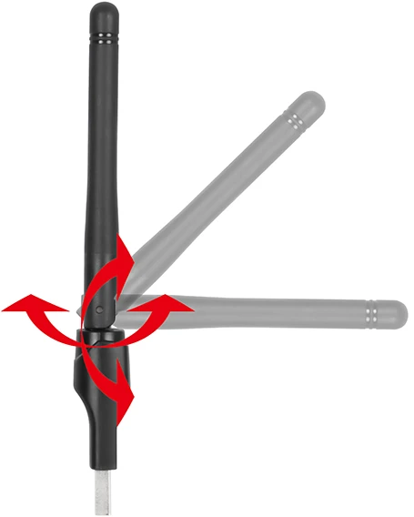 Blow 86-080# 150 Mbps USB „Wi-Fi“ tinklo plokštė + antena