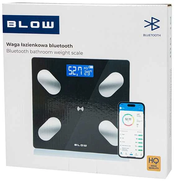 Blow WT-54 PR kištukas, tiesus, juodas