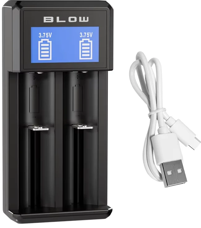 BLOW XN-109 18650 AA ir AAA akumuliatorių įkroviklis