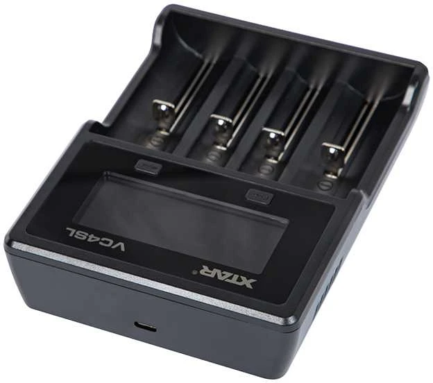 Kroviklis - Xtar VC4SL 1-4 Li-ion/Ni-MH, LCD Ekranas, USB-C