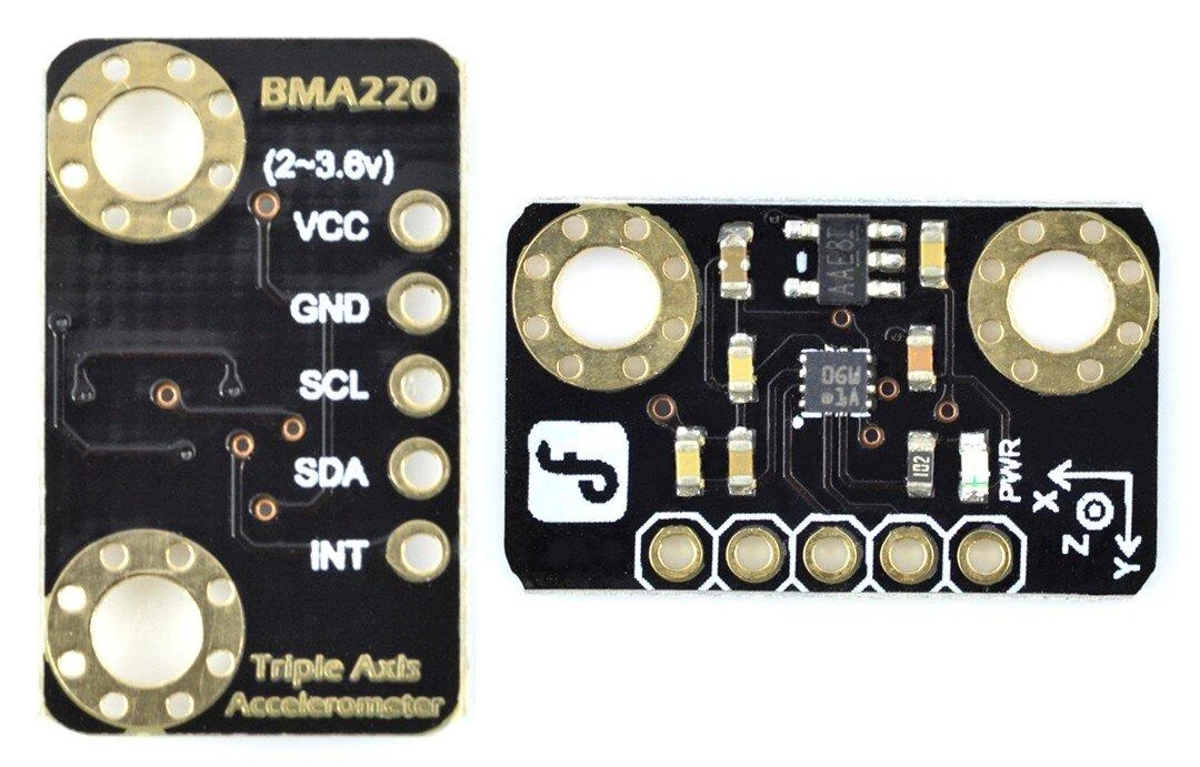 BMA220 DFRobot 3 ašių I2C skaitmeninio akselerometro modulis