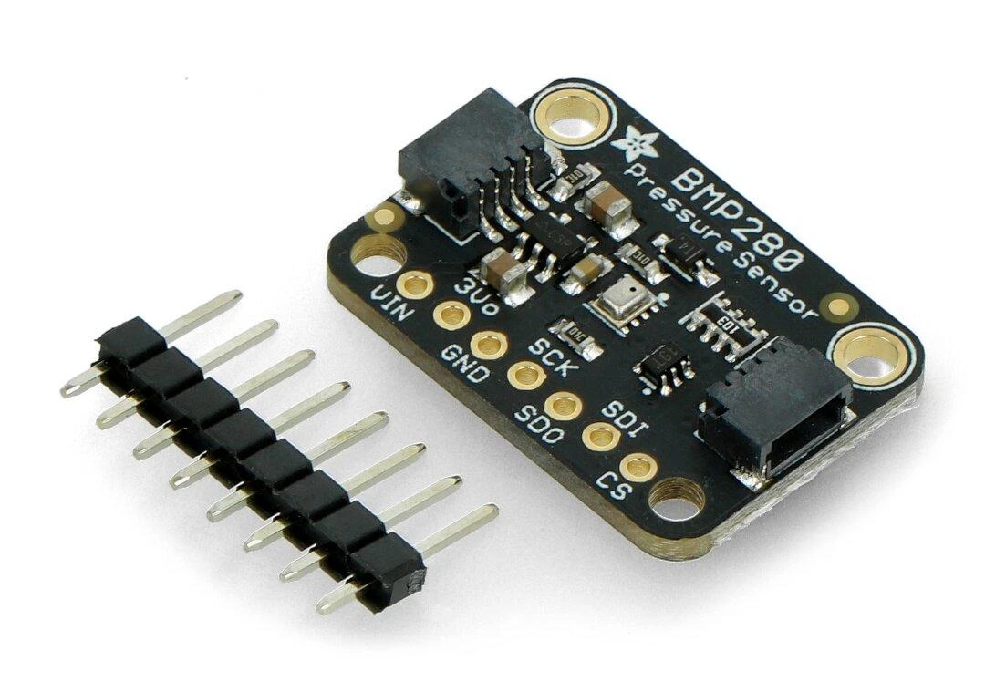 BMP280, skaitmeninis barometras, slėgio jutiklis 110kPa I2C / SPI 3-5V, STEMMA QT, Adafruit 2651