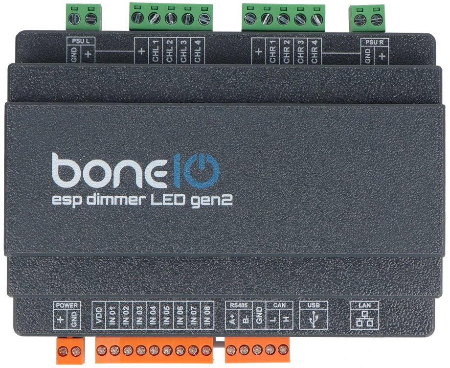 boneIO LED šviesos reguliatorius, 2 kartos – LED apšvietimo valdiklis