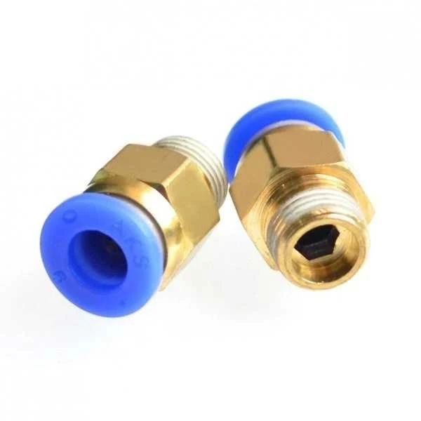 Oem Bowden jungtis – PC6 pneumatinis antgalis – M18*1.5 – 3D spausdintuvas
