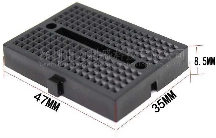 Oem Breadboard 170 laukų – SYB-170 – žalia – Arduino prototipo konstrukcija