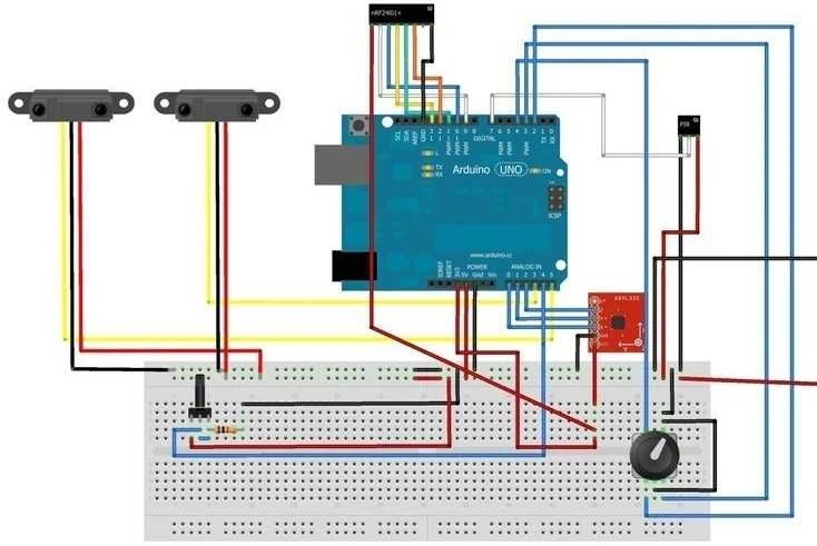 Oem Breadboard 170 laukų – SYB-170 – žalia – Arduino prototipo konstrukcija