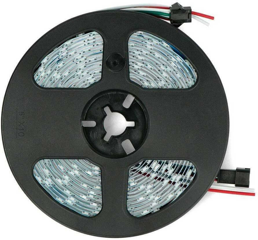 Btf Lighting RGB LED juosta SK6812 - skaitmeninė, adresuota - IP30 60 LED/m, 5V - 5m - balta