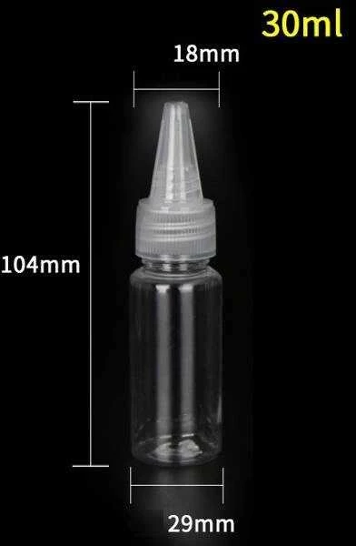 Oem Butelis su aplikatoriumi 30ml - Butelis skysčiams dozuoti
